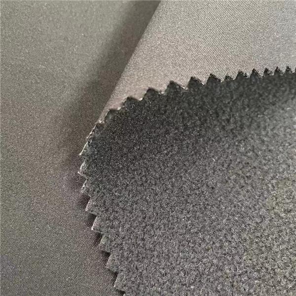 Softshell Jacket Polyester Bonded Fabric 75DX75D 280gsm 150cm Waterproof Breathable Fabric