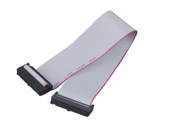 OEM 34 Pin Ribbon Cable ISO9001 Certificate 28AWG Grey Color Durable