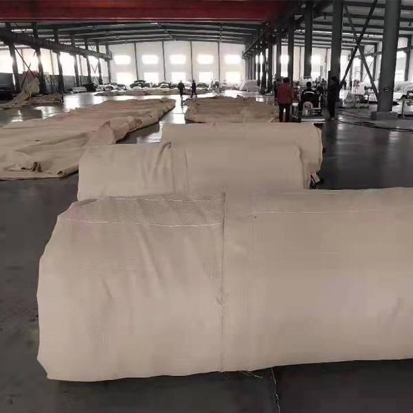 Tubo de geotextil tecido Geotubo para dragagem de areia Desaguagem e proteção costeira