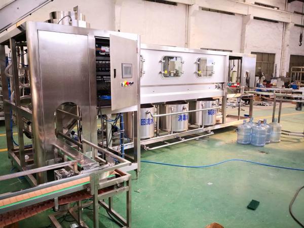 PLC 5 Gallon Water Filling Machine 2.2Kw 1200BPH Bottled Water Filling Machine