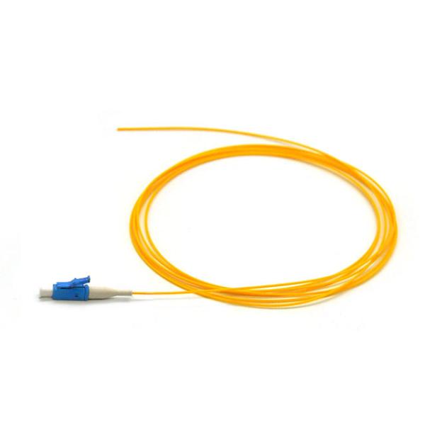 LC UPC Simplex Fiber Optic Pigtail Singlemode 0.9mm One Core Zirconia Ceramic