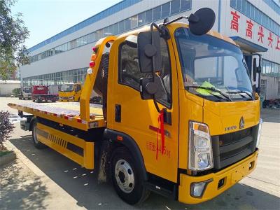 Howo Sinotruck Tilt And Slide Recovery Trucks 4 Tons 116hp Rated Power