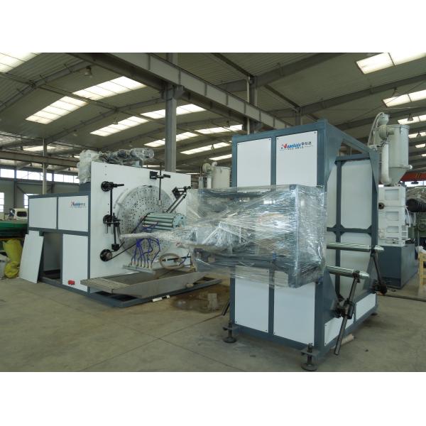 HDPE полой структуры стены спиральной трубы пластиковой экструдерной экструзионной линии