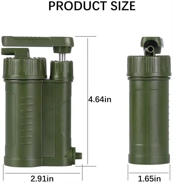 Portable Small Mobile Water Purification System For Hiking Camping