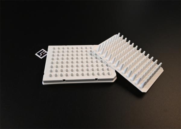 PCR plate skirted, PCR plate non-skirted, Lingyao OEM manufacturer, medical injection products