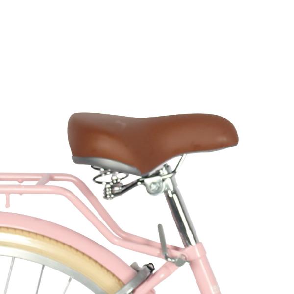 Алюминиевый сплав женский 26 дюймовый крейсер велосипед розовый городской велосипед 1 скорость