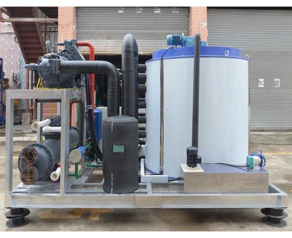 22.7kw Compressor Power 8ton 8000kg Industrial Ice Block Maker Flake Ice Machines for Business Commercial Sale Prices