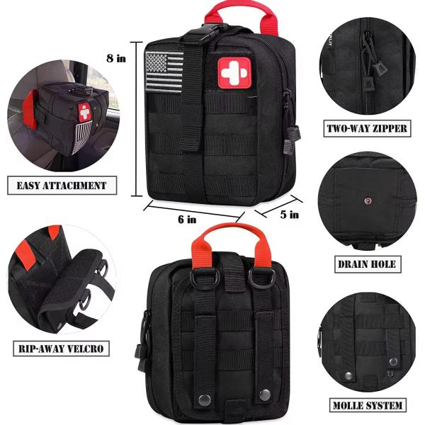 Оптовая портативная Ifak Molle утилитарная сумка Pouch тактическая аптечка с оборудованием медицинские принадлежности для наружных