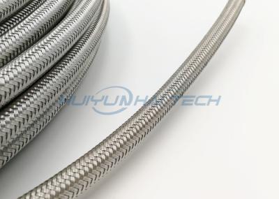 Sleeving trançado de aço inoxidável resistente da abrasão para a proteção forte do fio