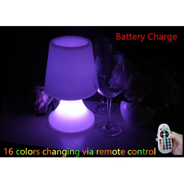 24 Keys Remote Control LED Decorative Table Lamps For Restaurant Decoration