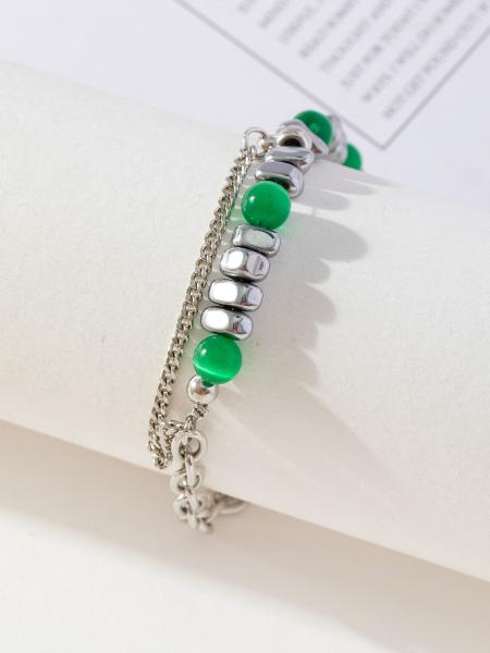 Fashion Bead Chain Bracelet for Women Men Jewelry Gift