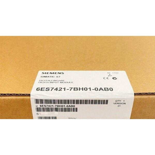 SIEMENS 6ES7421-7BH01-0AB0 SIMATIC S7-400, DIGITAL INPUT SM 421, ISOLADO 16 DI; 24 V DC com alarme de atraso de entrada de 0,05 ms