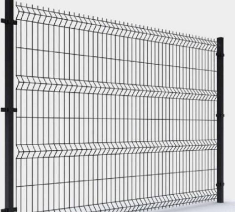 Cerca curvada fio Panel de Q195 Q235 3D 75mmx150mm 60mmx150mm