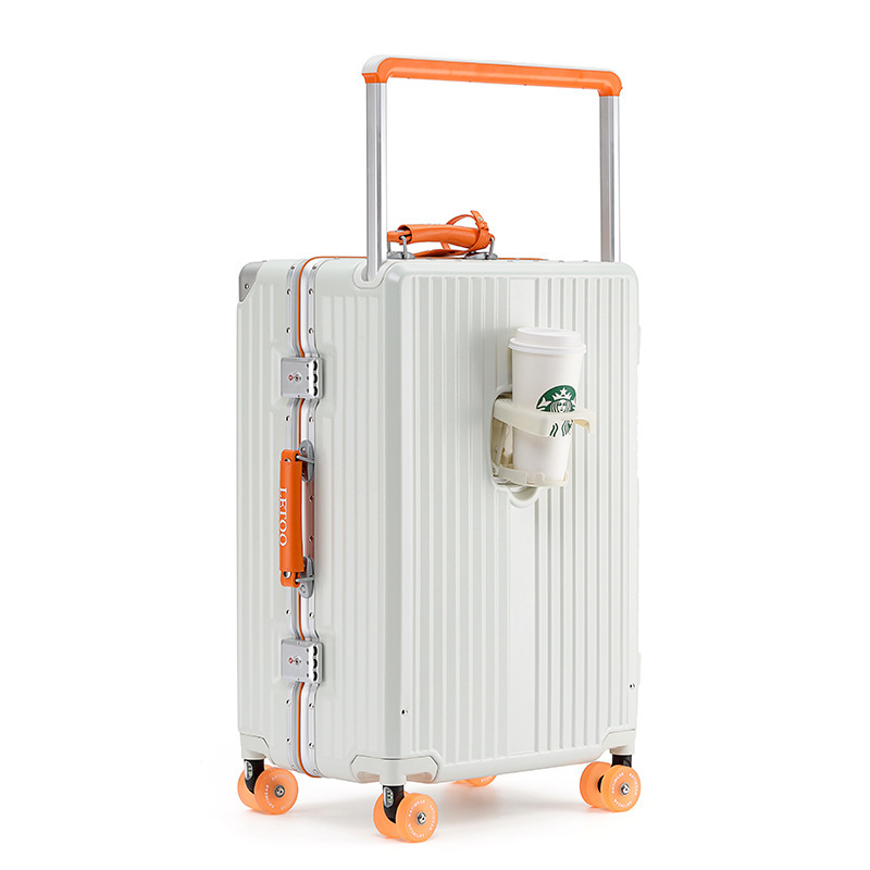 20in Business Travel Luggage Suitcase Silent Wheels Aluminum 24 Inch Suitcase