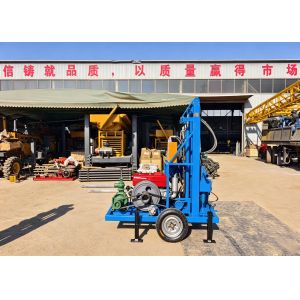 Portable Small Hydraulic Water Well Drilling Rig 100m For Shallow Water Drilling