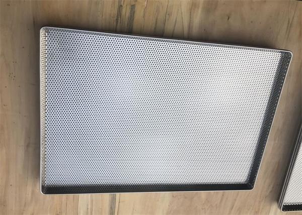 2.5mm lustrados Mesh Tray Industrial de aço inoxidável