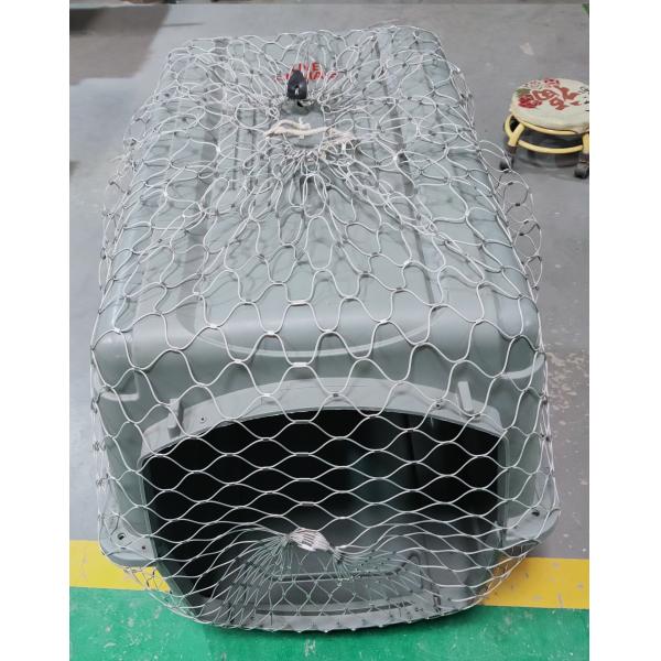 2 Meter Height PVC Coated Stainless Steel Rope Net For Outdoor