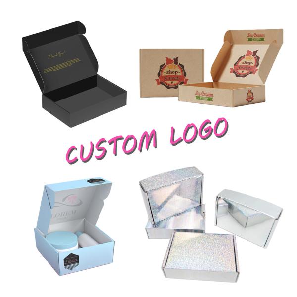Custom Logo Printed Colored Cardboard Paper Corrugated Shipping Mailer Box For Shoe