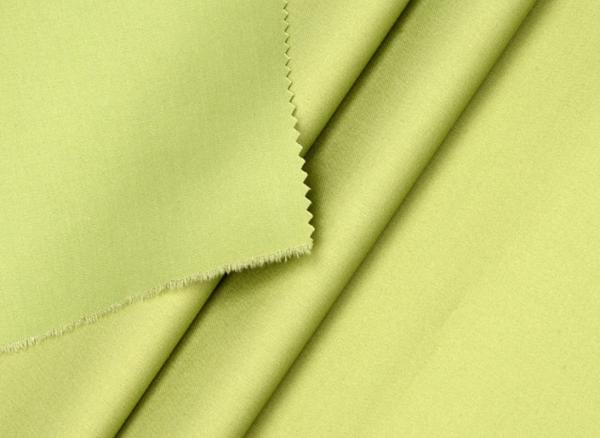 Do Spandex orgânico da tela 2% da camisa de algodão de 98% a roupa delicada do bebê do verão 50sX50s 135GSM veste-se