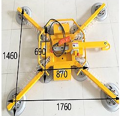 Чашка всасывания стекла поднимаясь оборудования вакуума для крана башни