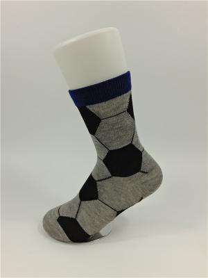 Eco - Friendly Sweat Absorbent Kids Cotton Socks With Yellow / Black Color