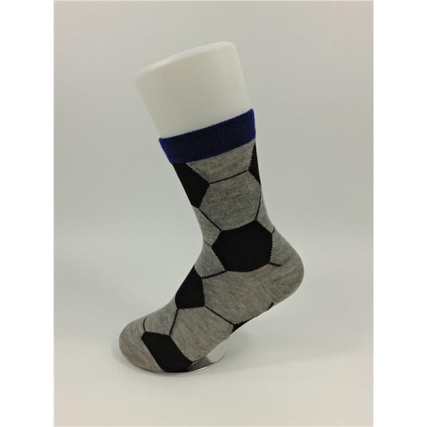 Eco - Friendly Sweat Absorbent Kids Cotton Socks With Yellow / Black Color