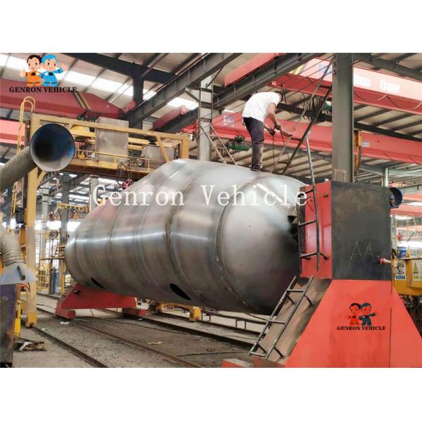 3 Axles Air Suspension 50T Dry Bulk Tanker Trailer In African Cement Plants