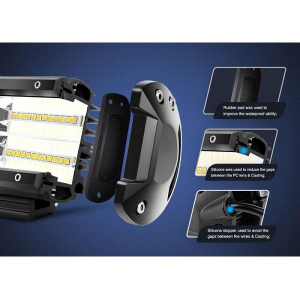 72W 5 Inch Automotive LED Light Bar / Motorbike LED Fog Light Bar