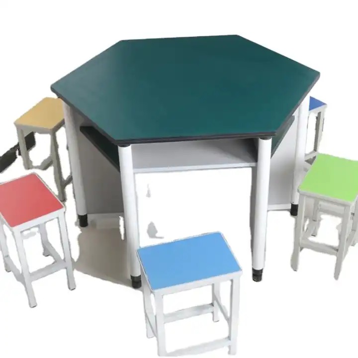 Versatile Science Lab Desk Heavy Duty Educational Lab Furniture Modular For School