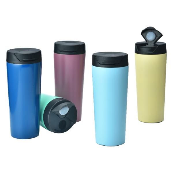 Double Wall 12OZ Sports Travel Mug Stainless Steel Modern