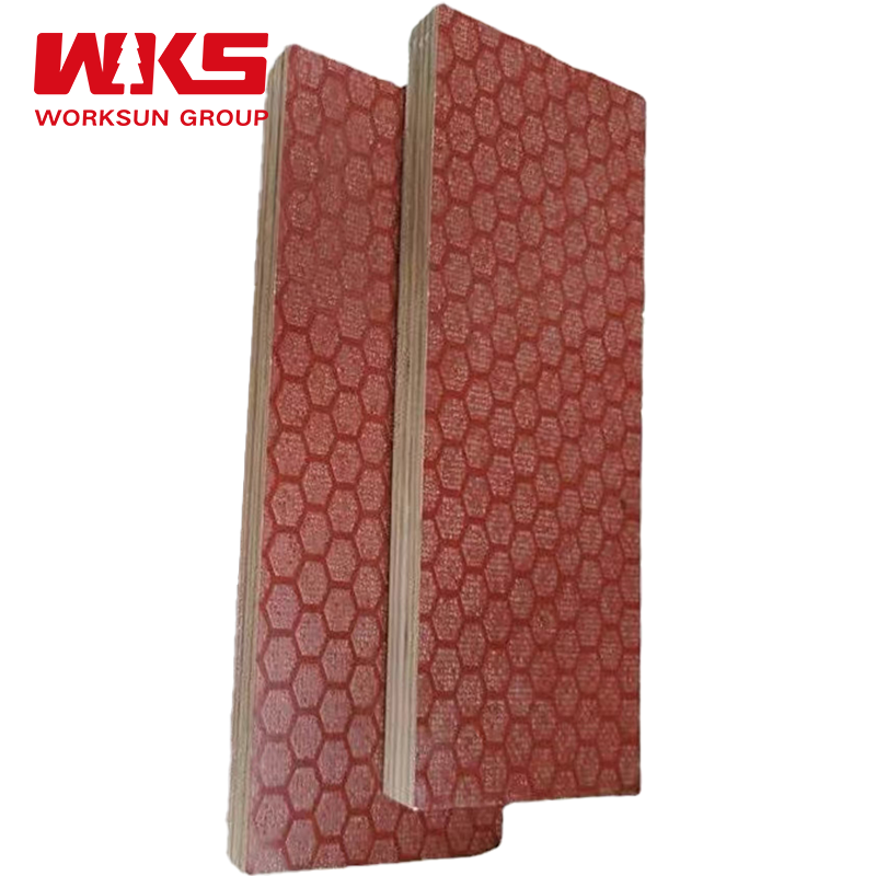 18mm Anti Slip Plywood Sheets 1220x2440mm Plywood For Concrete Formwork