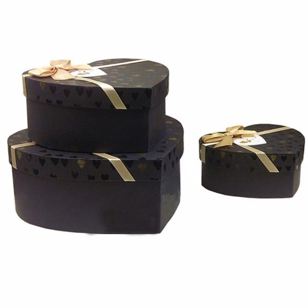 Wedding Cardboard Heart Shaped Gift Boxes With Lids For Chocolates Cookies Candies