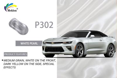 Durable Glossy Pearlescent White Car Paint , Waterproof Pearl Clear Coat Auto Paint