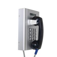 DC12V POE VoIP Prison Vandal Proof Telephone SIP GSM LCD Display