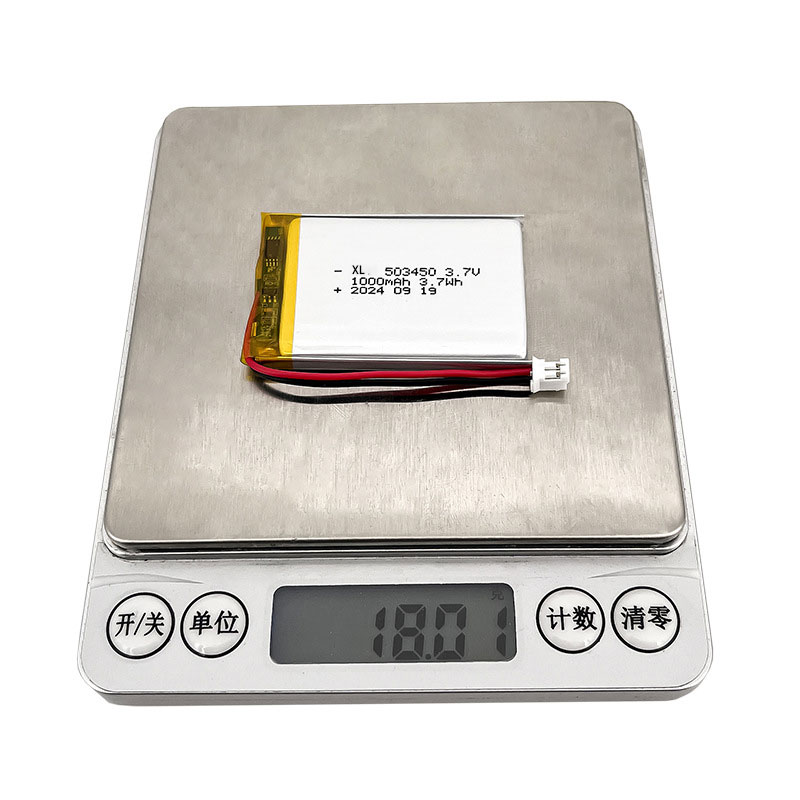 503450 Lipo Battery 3.7V 1000mAh Lithium Polymer Battery  Battery for GPS Reading Tablet Electric Toothbrush