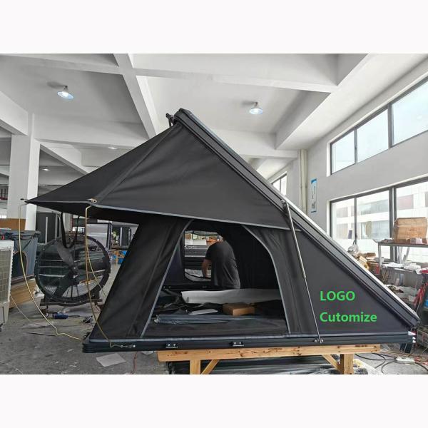 3 à 4 personnes Facilité d'installation Tente de toit à carapace Tente de toit à couverture dure