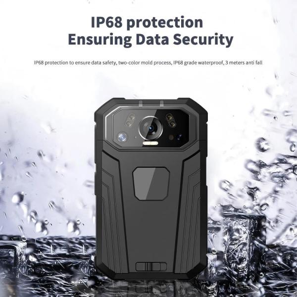 4G Live Streaming Real-time Monitor Body Worn Camera Security Guards