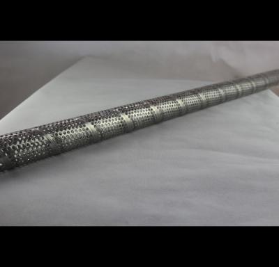 Stainless Steel Perforated Round Tubing Welded Seamless Optional 304 316 Alloy