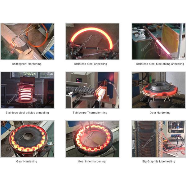 частота машины 10-50хз Флуктуалтинг термической обработки металла 60КВ с промышленным охладителем
