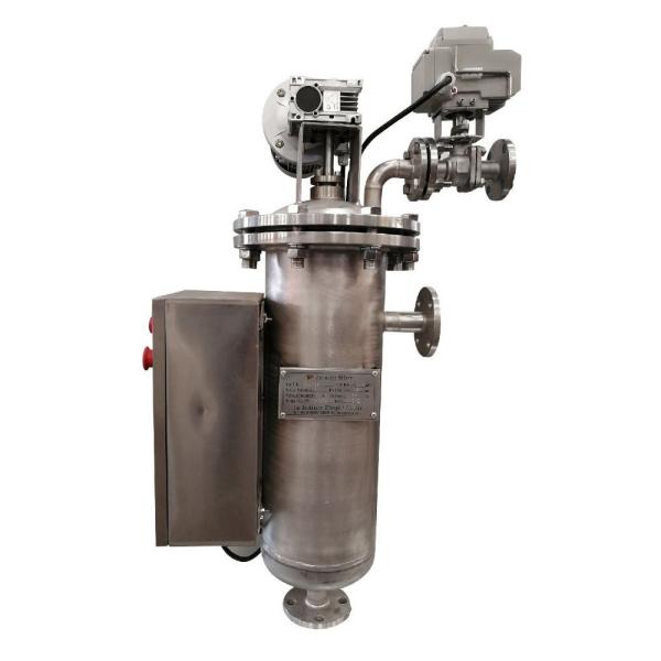 Filtro de autolimpeza de aço inoxidável para protecção do ambiente no tratamento de águas