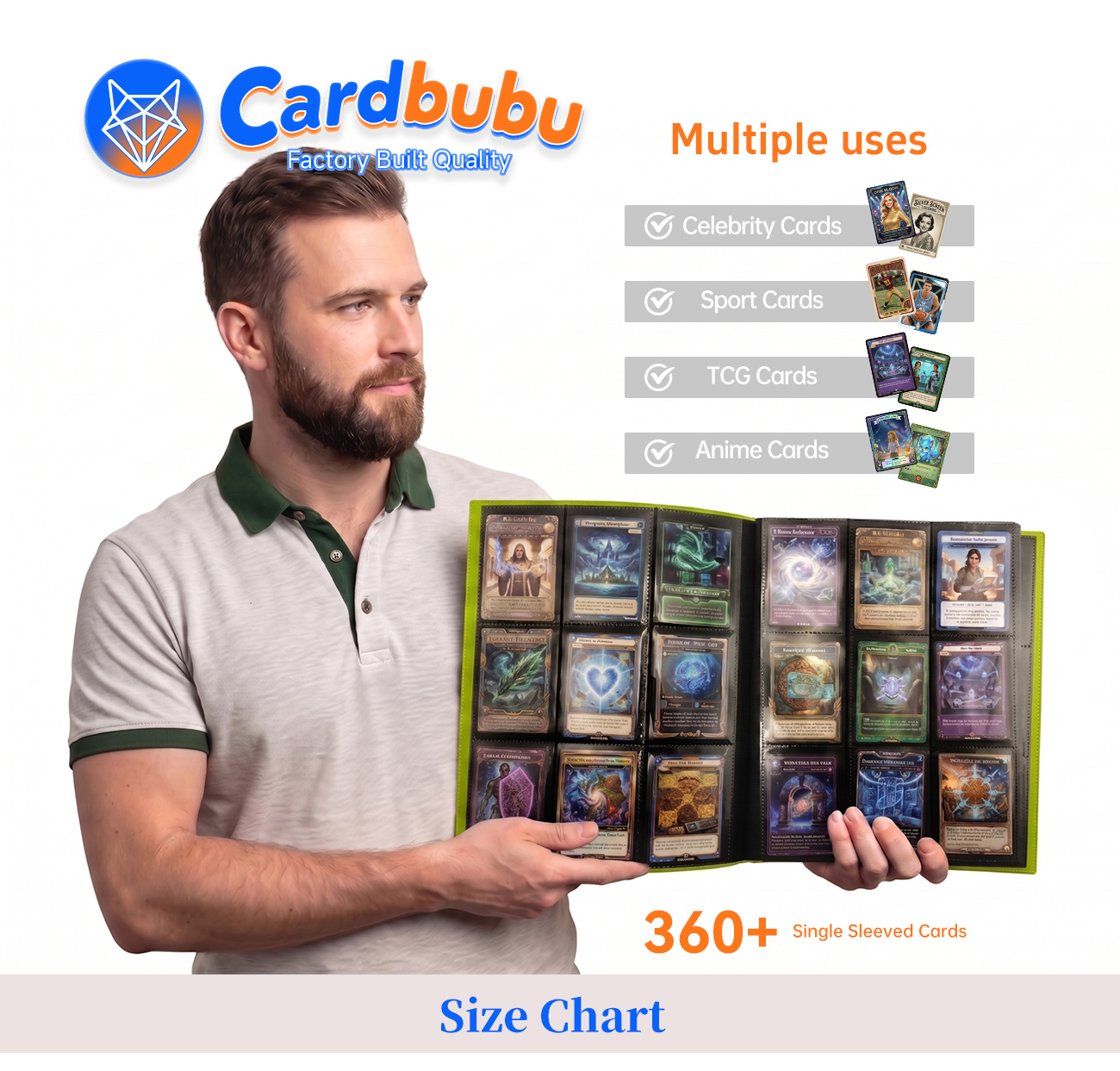 360 Cards Pokemon Trading Card Folder 20 Pages Acid Free  Trading Card Book