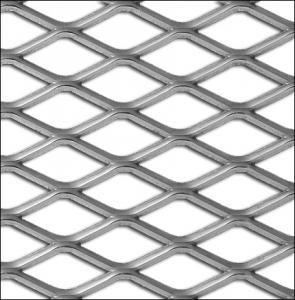 0.5mm rolou a tela de aço lisa de Mesh Stretch Galvanized Expanded Metal