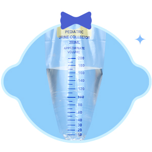 Pediatric Urine Bag Collectors Clear Urine Catcher Pouch Individually Pee Bags Disposable Pediatric Urine Collectors