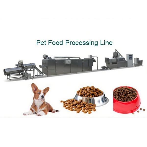 Máquina extrusora de doble husillo para línea de producción de snacks para perros y peces