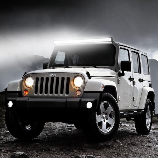 54 Inch 300 w 12v / 24v Jeep Off Road LED Light Bar With 24 Months Warranty