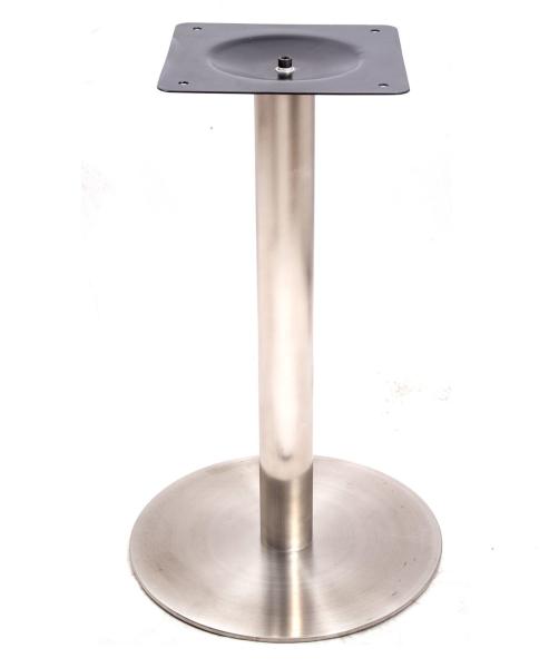 Easy Move Stainless Steel Table Legs  Round Chrome Table Base For Bistro Table