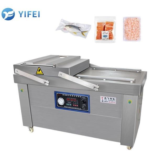 Food Vacuum Sealer Packaging Type Bags Food Shop Double Chamber Vaccum Sealer For Cheese