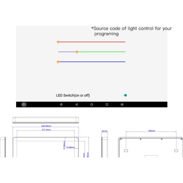 Планшет держателя стены ВЕТО дисплей POE андроида системы резервирования конференц-зала 13,3 дюймов