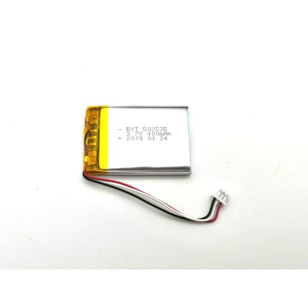502535 3.7V 400mAh Lithium Polymer Battery for GPS/IOT Card Applications
