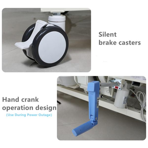 Отделяемой кровать больницы Icu взрослого покрашенная эпоксидной смолой автоматическая терпеливая